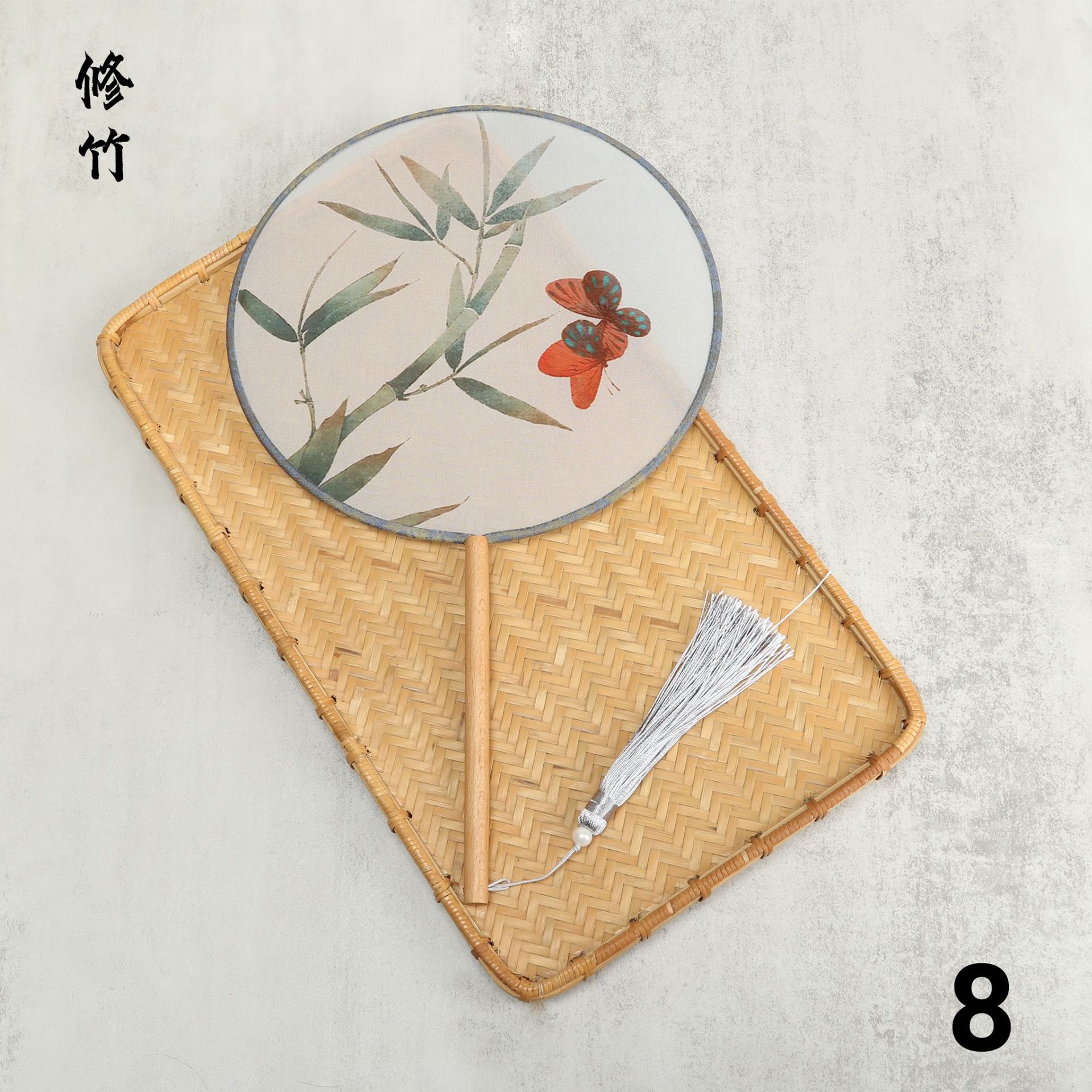 Creativo mantingfang tema estilo antiguo ventilador de la danza al por mayor ventilador de dama de honor estilo chino nuevo ventilador de corte clásico chino