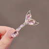 Boutique Shop Source Personality New Chinese Exquisite Curbine Duck Mint Girl Head G9 Crystal Fish Tail Folder