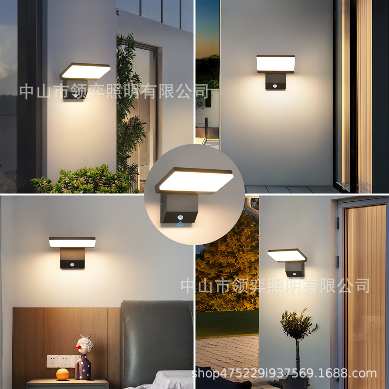 Outdoor Waterproof Wall Lamp, Rotatable and Foldable Wall-Mounted Lamp, Hotel Bedroom Sensor Bedside Lamp, Staircase Aluminum Garden Lamp Outdoor Waterproof Wall Lamp, Rotatable and Foldable Wall-Mounted Lamp, Hotel Bedroom Sensor Bedside Lamp, Staircase Aluminum Garden Lamp