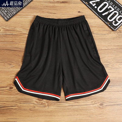 Boy Basketball shorts summer Thin section Mesh ventilation CUHK children Exorcism Sports pants Western style One piece On behalf of