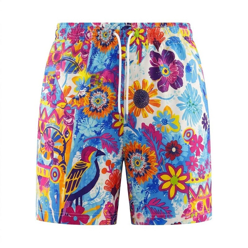 Cross-Border Dropshipping Digital Print Sublimation Shorts Small Order Quick Turnaround Custom Beach Shorts Men's Casual Shorts Cross-Border Dropshipping Digital Print Sublimation Shorts Small Order Quick Turnaround Custom Beach Shorts Men's Casual Shorts