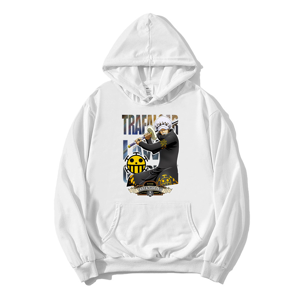 Suéter de manga larga de One Piece Sauron Luffy Anime Segunda dimensión Periférico Moda Otoño e invierno Suéter para hombres y mujeres Suéter con capucha