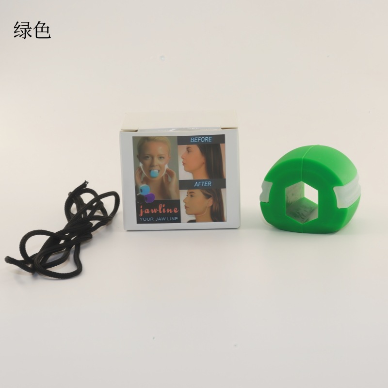 Jawline Exerciser Silicone Jaw Trainer for Facial Muscle Toning and Chewing Fitness Black quality and texture