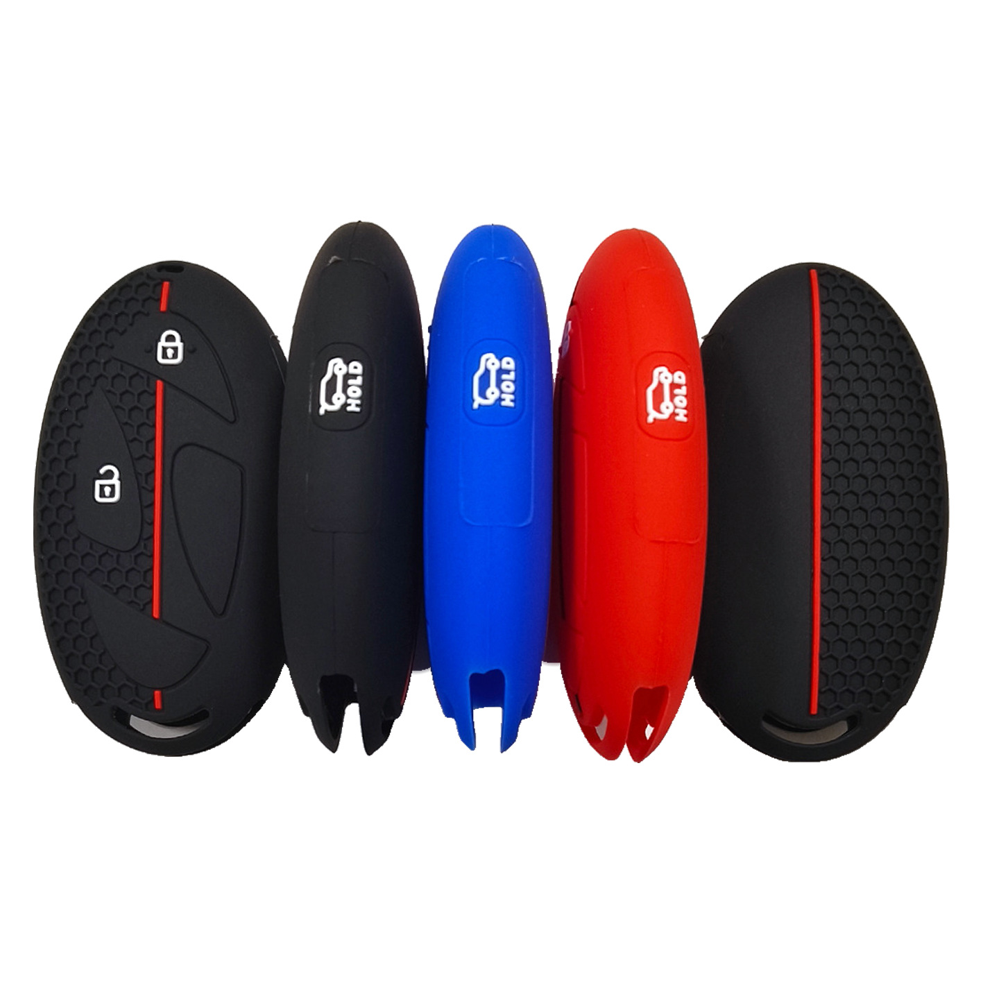 Suitable for South Korea Hyundai hyndai Eni Krypton IONIQ6 Remote Control 2 1 Key Honeycomb Pattern Car Silicone Key Cover