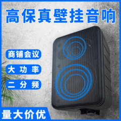 4インチ壁掛けスピーカー公共放送専用固定抵抗/定圧門店舗スーパーデパート会議壁掛け音響