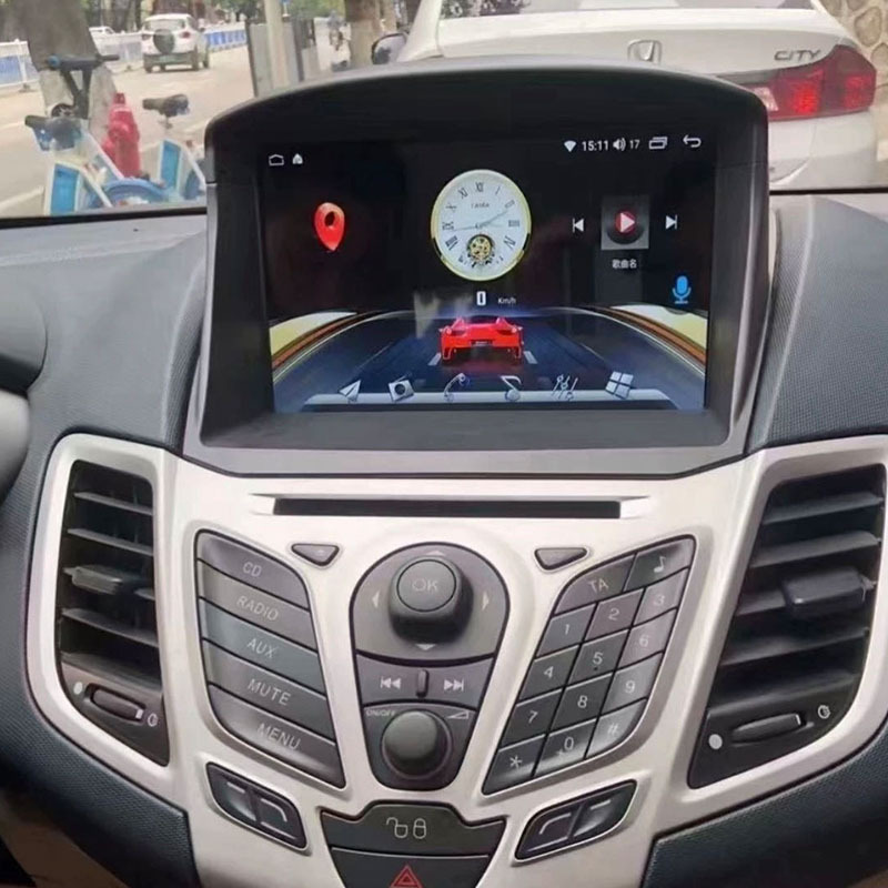 Suitable for 09-17 Ford Fiesta Android Large Screen Navigation Gps Bluetooth Reversing Image Carplay