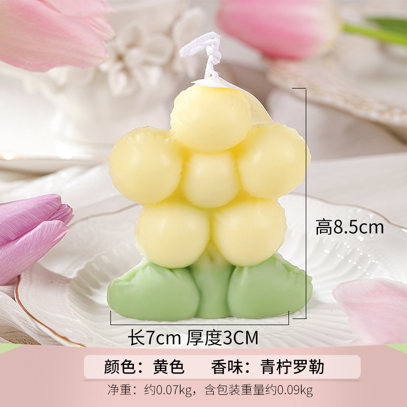 flores de flores de incienso estilo coreano viento inflado flores de sol regalo de perfume regalo de cumpleaños adornos de mano propuesta de matrimonio interior