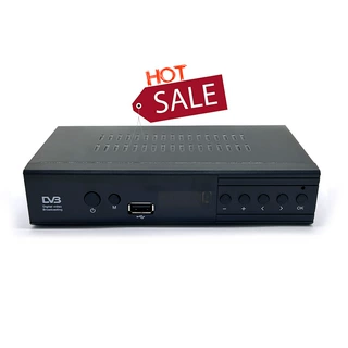 出口认证齐全酒店数字电视DVB-T2 电视接收器H.264 解码机顶盒