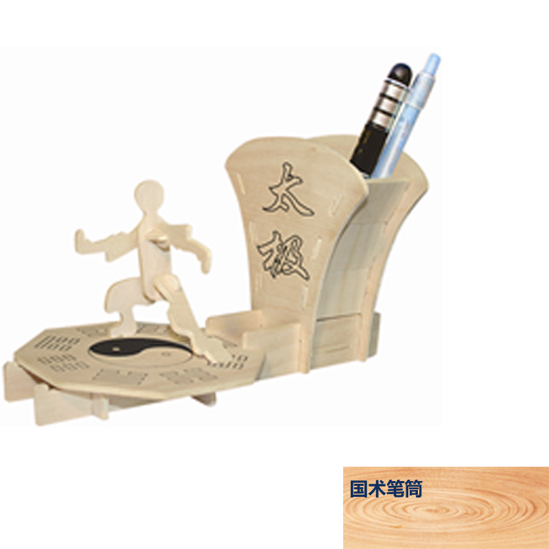 3d立体パズル手作りdiy木製の組み合わせ木製の組み合わせ恐竜木製小屋の車