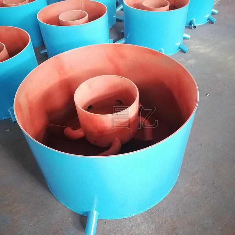 选矿摇床配套分矿桶 矿浆均匀分布设备 螺旋溜槽自动旋转分料桶