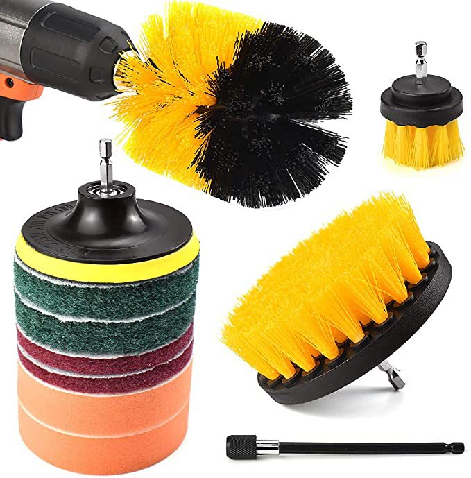 드릴 브러시 11 개 세트