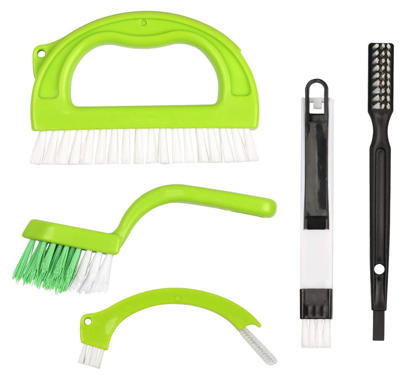 5 Pieces Set Brush Grout Tile Joint Cleaner suit Mold Cleaning Scrub Brush Kitchen Bathroom Cleaning Tool
