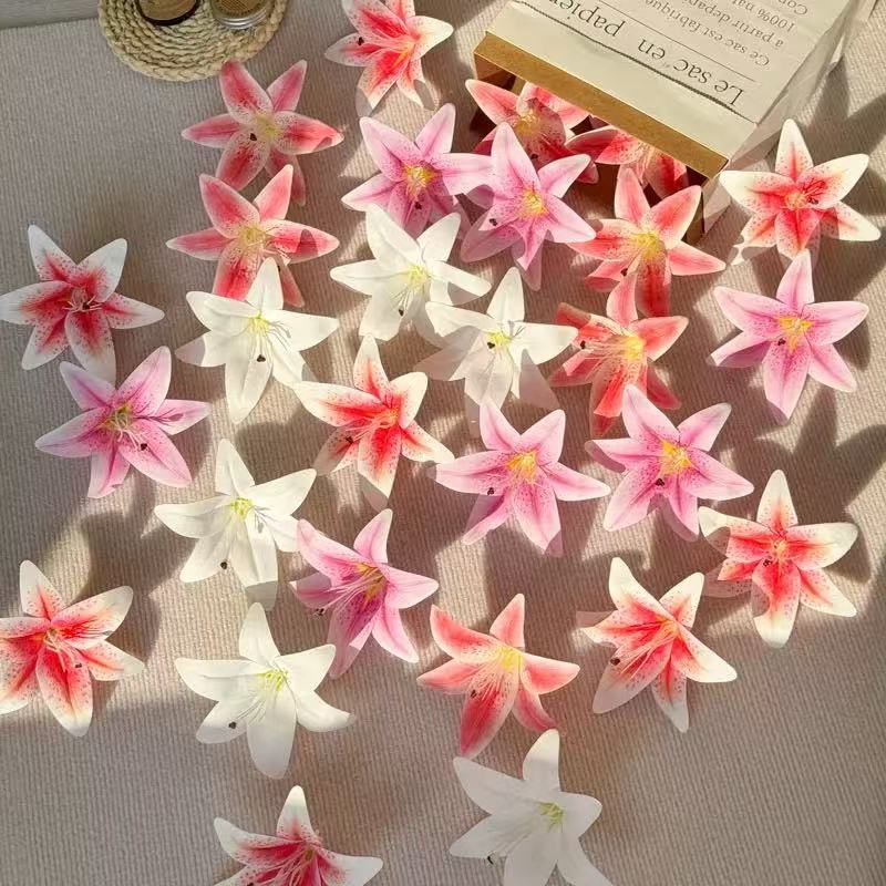 Simulated Flower 3D Printed Lily Flower Head High Quality DIY High-End Hairpin Atmosphere Hair Accessories Accessories Headdress