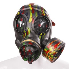 ハロウィーンマスクラテックス蒸気パンク防毒マスク鬼節カーニバル舞踏会道具装飾ヘッドカバークロスボーダー