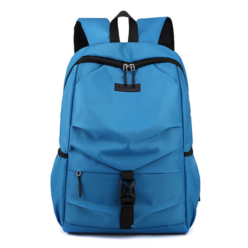 2024 New Casual Backpack Men's Simple Travel Backpack Waterproof Lightweight Outdoor Street Trend Computer Bag