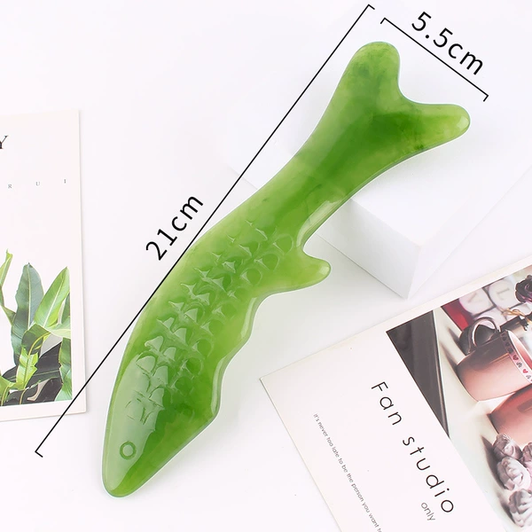 Emerald green shark
