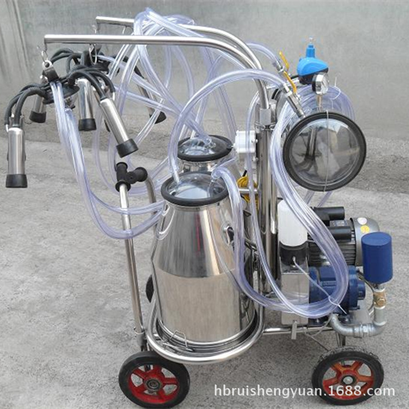 养殖畜牧场挤奶机设备配件 挤奶机配件 手推车小型真空挤奶机