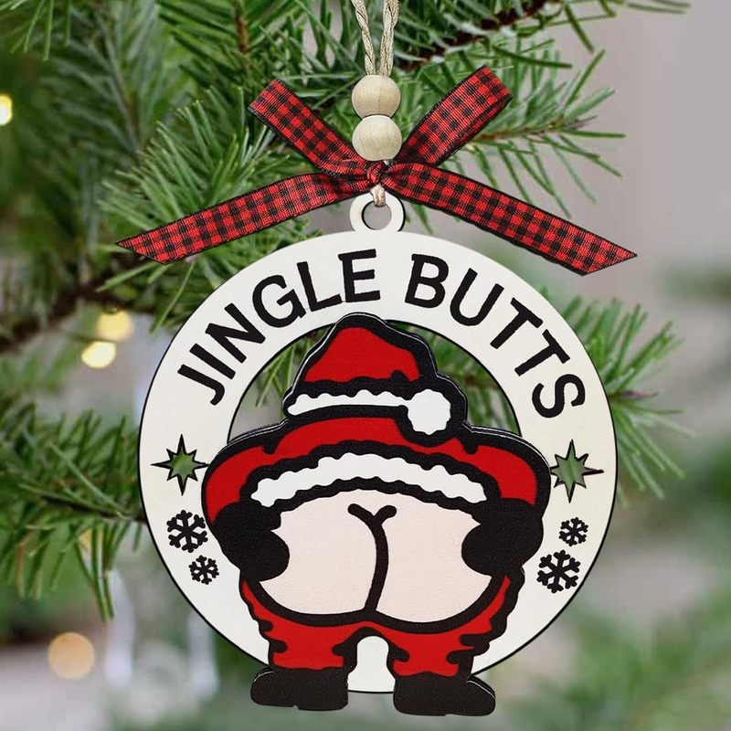 跨境爆款亚马逊趣味圣诞装饰品婚礼车Jingle My Bell圣诞礼物木质|undefined