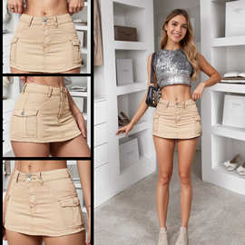 跨境2026欧美新款短裙短裙2026秋冬款短裙2026