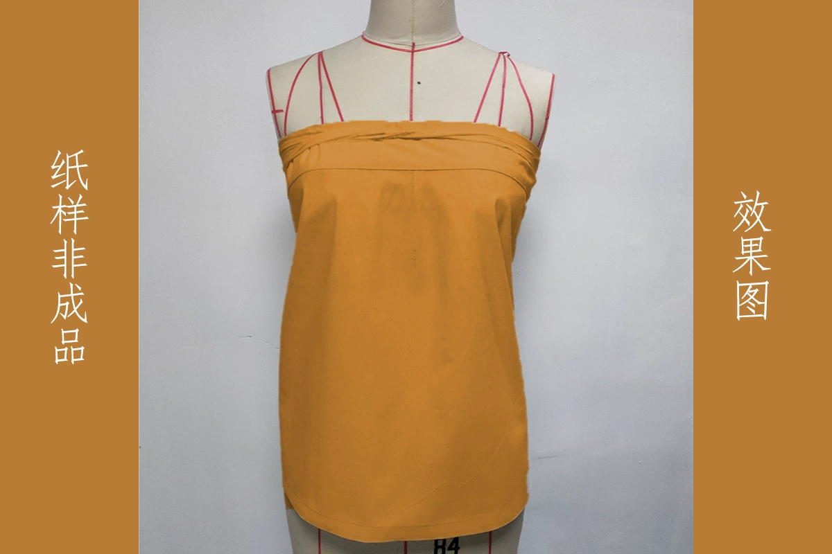 Топ в стиле династии Сун, топ в стиле Ханфу, реставрация узора, чертеж древнего костюма, резка материалов для одежды ручной работы своими руками.