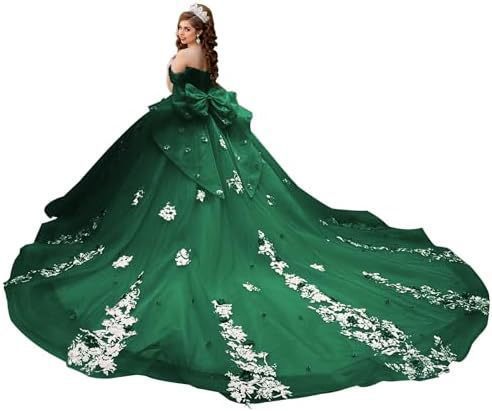 Vestido de noche francés de un solo hombro, nuevo banquete de cumpleaños transfronterizo, vestido de noche, lazo grande, cola larga