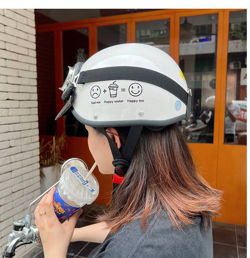 Retro Motorcycle Style Helmet