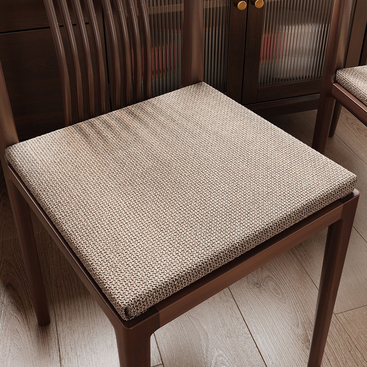 Cojín de asiento chino cojín de comedor desmontable cojín de madera roja cojín de esponja gruesa cojín de asiento de mesa de té cojín de asiento de asiento de asiento de cojín de cojín personalizado