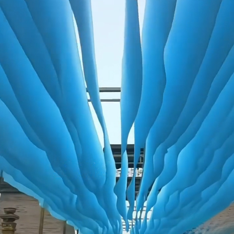 Red cortina de techo neumático cortina de techo restaurante decoración residencial hotel escénico al aire libre cortina de techo al por mayor