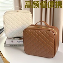 新款2025化妆箱多层分区化妆品收纳包妆带灯镜子出差化妆包大容量