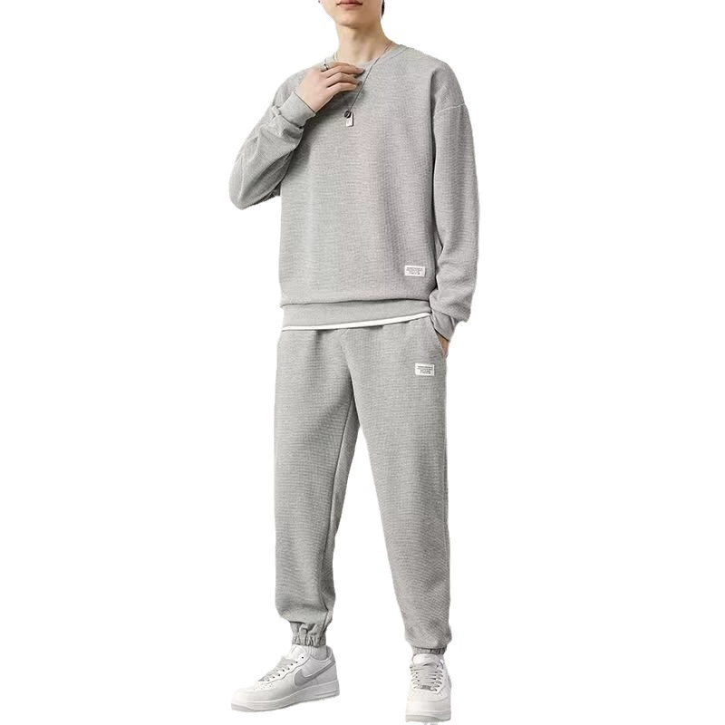 Мужской спортивный костюм на весну: oversize толстовка и джоггеры, досуг, размеры от M до 5XL