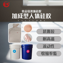 食品级医疗模型 模拟人体硅胶原料 加成型液态硅胶 1：1比例AB胶