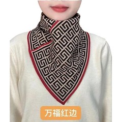 2025秋冬季围脖新款时尚护颈颈韩版防寒百搭脖套保暖气质三角围巾