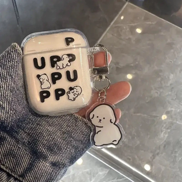 S letter puppy [Bluetooth headset + headphone cover]