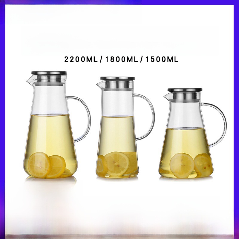 鸭嘴冰水壶热玻璃壶家用冷水壶可配凉水壶套装大容量扎壶水具