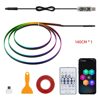 Water Modified Light Strip — Other lights - drag-1-140cm-3-control-acrylic-symphony-appremote-control