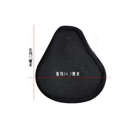 Electric scooter seat cushion, rear seat pad, widened and thickened waterproof seat cover, height-increasing seat cushion, electric scooter seat pad (Electric car cushion) - black-mesh-insulation-pad