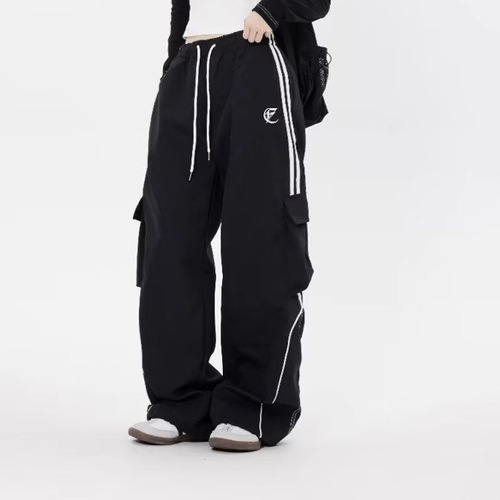 Vintage American Relaxed Tapered Straight Leg Joggers Trouser for Men and Women