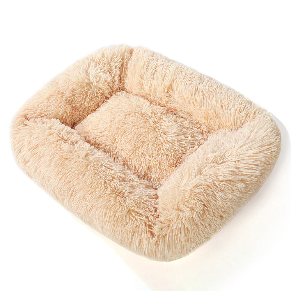 Peluche de invierno para mascotas Peluche para gatos Peluche para perros cuadrado Estera para mascotas Cama para gatos Cama para perros Productos para mascotas