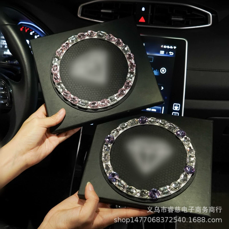 Car anti -sliding cushion cartoon diamond -mounted mobile phone pad in the cushion meter setting pad car cushion car with interior ornament cushion