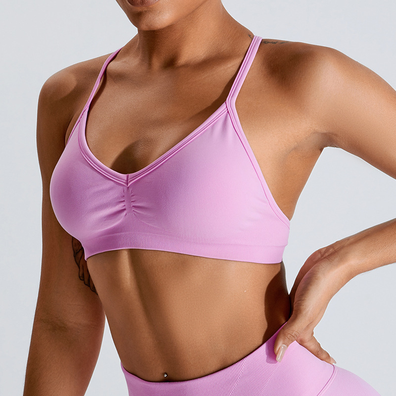 [Procesamiento personalizado] chaleco deportivo de mujer sin camisa de ropa interior de yoga secado rápido
