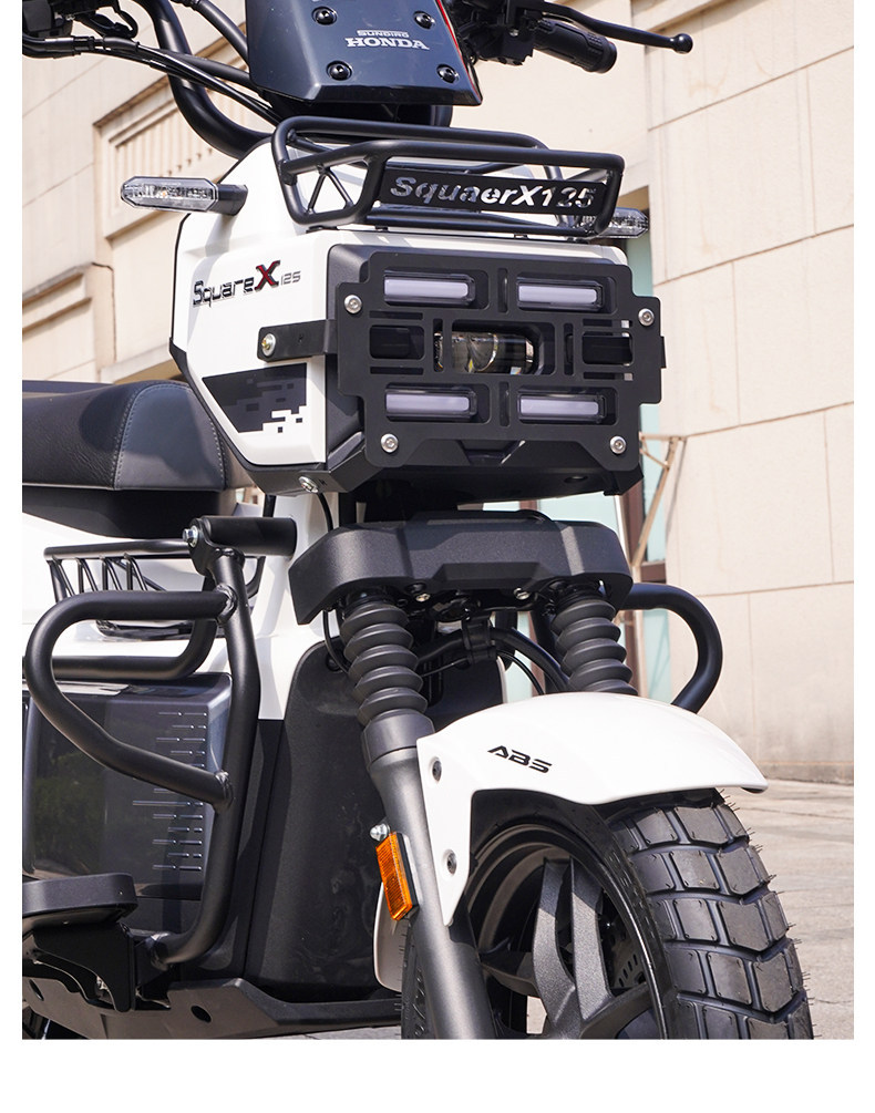Suitable for Honda Squarex125 Guard Bar, Small Zuma Folding Tail Rack, Exhaust Bar, Front, Middle and Rear Racks, Lampshade Accessories