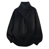 2026秋季青少年圆领长袖腈纶针织衫宽松运动透气罗纹底摆毛衣，男装针织衫/毛衣，星座614