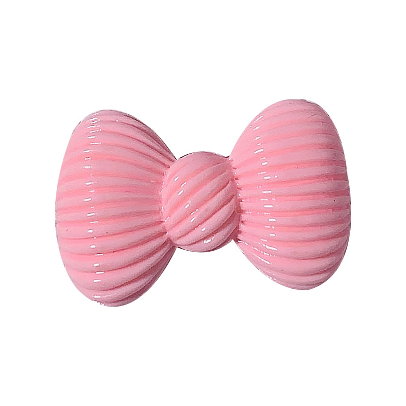 Nuevo macarón rayado arco DIY accesorios de resina crema pegamento para el cabello adornos de cabello hebilla de zapatos material de caso de teléfono móvil