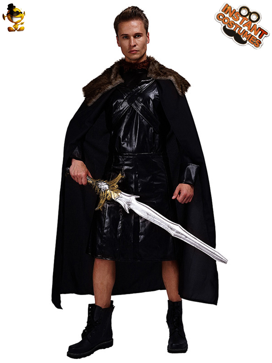Halloween adulto medieval europeo Caballero romano Samurai partido traje etapa rendimiento Cosplay