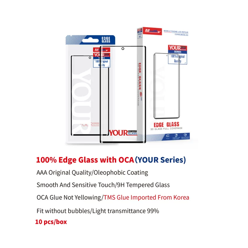Huawei curved cover OCA outer screen glass Musttby Your series is suitable for Honor X9B/Magic 6