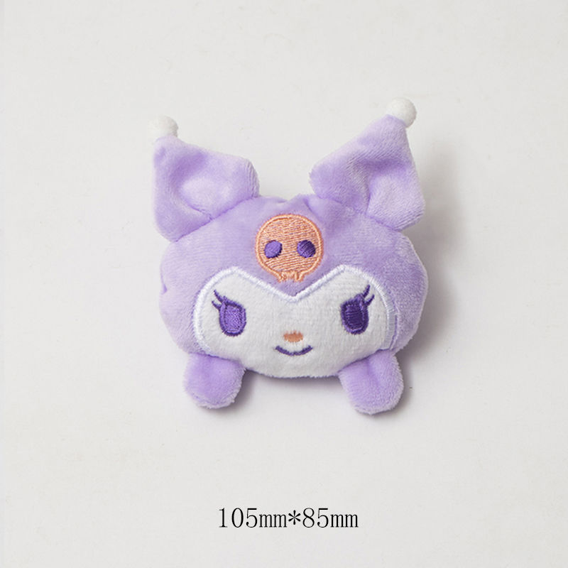 Cadena de dibujos animados broches de pelusa lindas muñecas pines creativos accesorios de pareja al por mayor joyas colgantes nicho