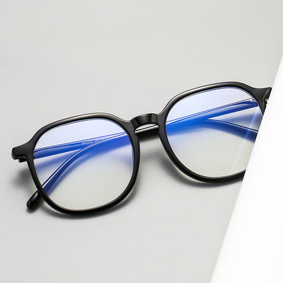 Little face Frame men and women currency TR90 Blue light Eyeglass frame Retro literature Plain glasses Spectacle frame wholesale