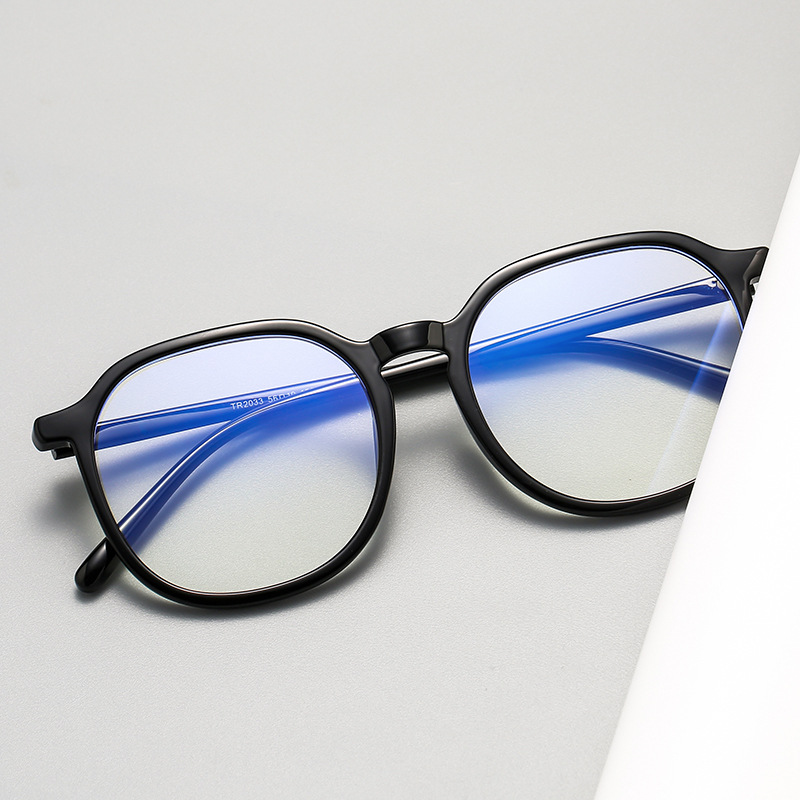 網紅小臉鏡框男女通用TR90防藍光眼鏡框複古文藝平光鏡眼鏡架批發