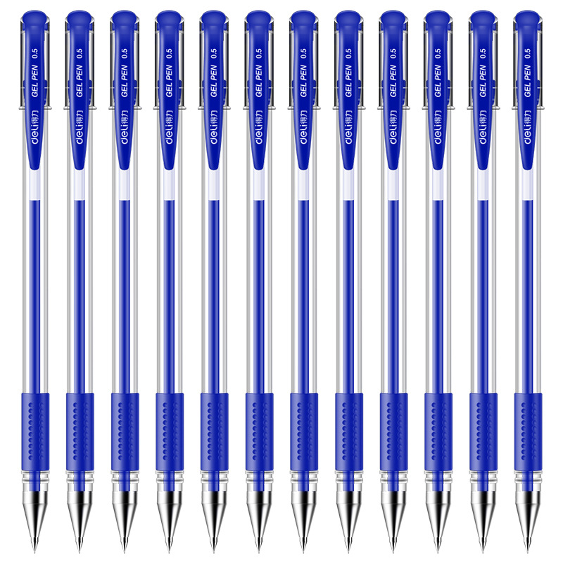 Deliky bolígrafo neutro 0.5 negro estudiantes con escritura suave rojo azul oficina papelería al por mayor 33399