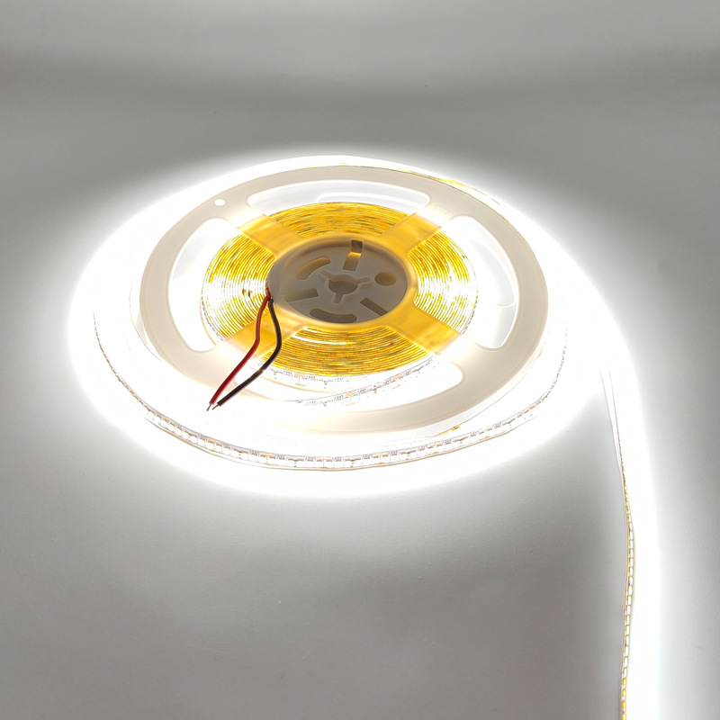 LED strip 24V 2025 electroplated plate 288 lights high brightness copper bracket 80 display black light groove lampshade special use